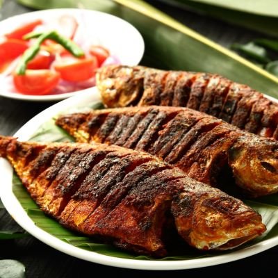 Fresh fish dishes at Kundapra Lunch Home – Best fish restaurant in Shimoga