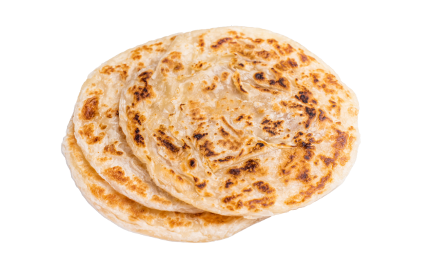 Paratha – Bread served with Mangalorean fish curry Shimoga