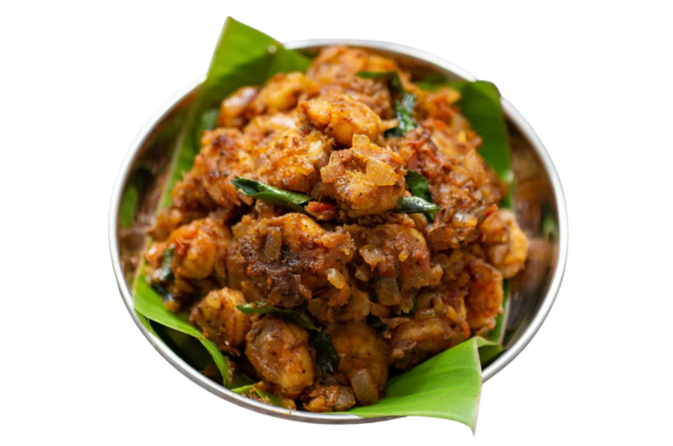 Prawns Thava – Fresh seafood dish on our fish menu in Shimoga